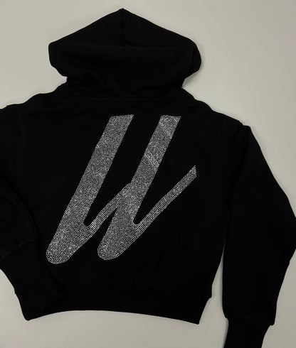 Black Bling Hoodie